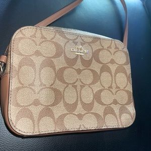 Coach Crossbody Bag 
Coach Mini Camera Bag In Signature Canvas